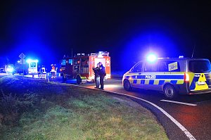Unfall auf der Bundesstra&szlig;e