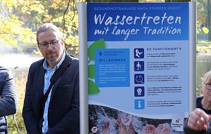 Er&ouml;ffnung des Kneipp Beckens im Stadtpark