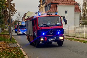 Katastrophen&uuml;bung auf dem Nordbrand-Gel&auml;nde
