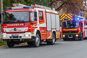 Katastrophen&uuml;bung auf dem Nordbrand-Gel&auml;nde