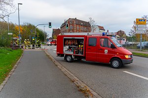 Katastrophen&uuml;bung auf dem Nordbrand-Gel&auml;nde