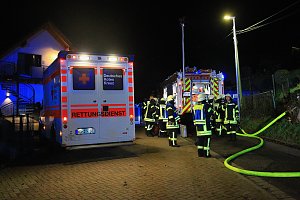 Gartenlaube in Bleicherode abgebrannt