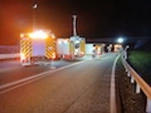 LKW-Unfall auf der A71