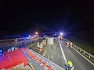 LKW-Unfall auf der A71