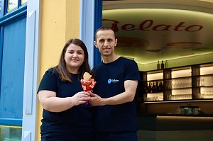 Das Jahr 2024 in Bad Langensalza - Arjeta und Agron Behrami er&ouml;ffnen Eisdiele