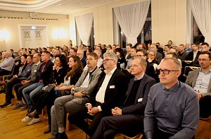 Neujahrsempfang im KKZ in Bad Langensalza, mit der Mittelstandsgruppe Unstrut Hainich - Gastredener Ministerpr&auml;sident von Th&uuml;ringen, Prof. Dr. Mario Voigt