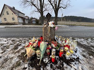 Gro&szlig;e Anteilnahme an der Unfallstelle