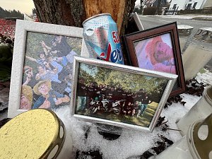Gro&szlig;e Anteilnahme an der Unfallstelle