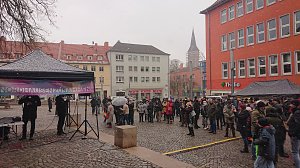 Demokratiefest des B&uuml;ndnisses "Nordhausen Zusammen" auf dem Rathausplatz