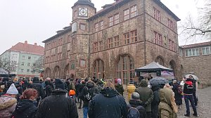 Demokratiefest des B&uuml;ndnisses "Nordhausen Zusammen" auf dem Rathausplatz