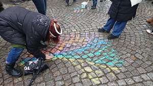 Demokratiefest des B&uuml;ndnisses "Nordhausen Zusammen" auf dem Rathausplatz