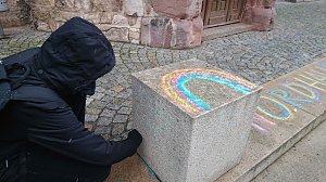 Demokratiefest des B&uuml;ndnisses "Nordhausen Zusammen" auf dem Rathausplatz