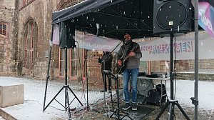 Demokratiefest des B&uuml;ndnisses "Nordhausen Zusammen" auf dem Rathausplatz