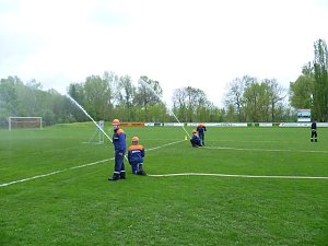 Wasser marsch in Bielen