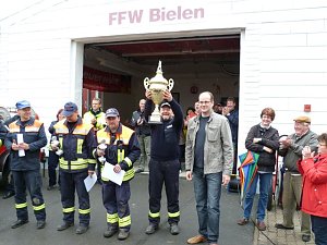 Wasser marsch in Bielen