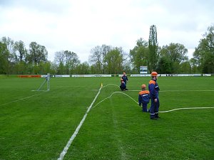 Wasser marsch in Bielen