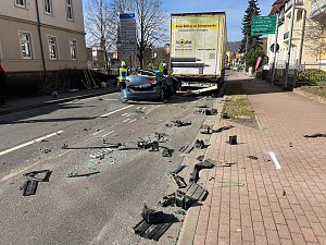 Schwerer Unfall in der Sondersh&auml;user Innenstadt