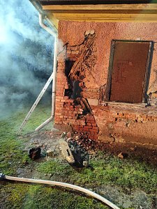 Brand im Schlosspark