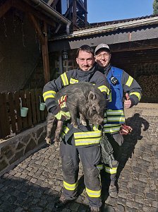 Retter und Geretteter