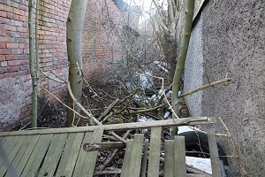 Bauf&auml;lliges Geb&auml;ude in der Kyffh&auml;userstra&szlig;e in Nordhausen