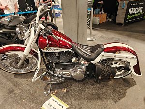 Peter Blei auf der Motorradmesse Erfurt