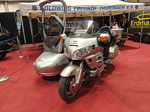 Peter Blei auf der Motorradmesse Erfurt