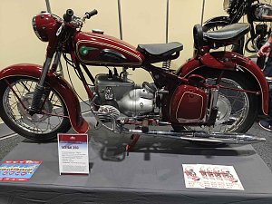 Peter Blei auf der Motorradmesse Erfurt