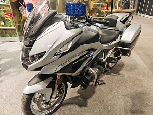 Peter Blei auf der Motorradmesse Erfurt