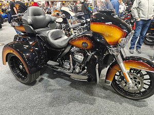 Peter Blei auf der Motorradmesse Erfurt
