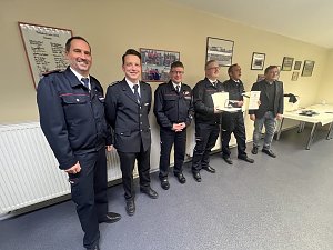 Jahreshauptversammlung bei der Feuerwehr Greu&szlig;en