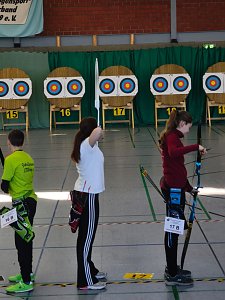 Das Nordh&auml;uer Bowteam bei der Deutschen Bogensch&uuml;tzen-Meisterschaft in Bersenbr&uuml;ck