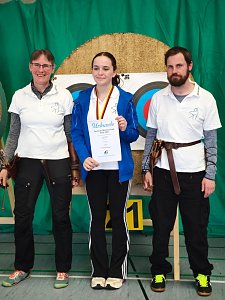 Das Nordh&auml;uer Bowteam bei der Deutschen Bogensch&uuml;tzen-Meisterschaft in Bersenbr&uuml;ck
