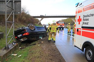 Unfall auf der A38 heute Nachmittag
