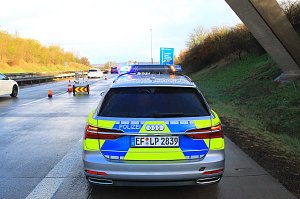 Unfall auf der A38 heute Nachmittag