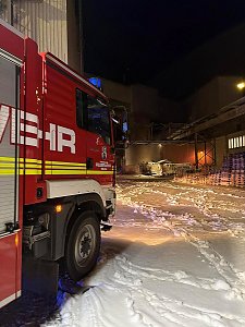 LKW-Brand in B