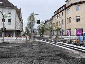 Baustellenreport Bahnhofstraße Nordhausen