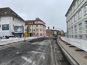 Baustellenreport Bahnhofstraße Nordhausen