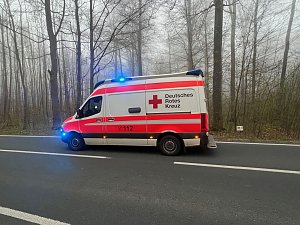 Unfall zwischen Keula und Friedrichsrode