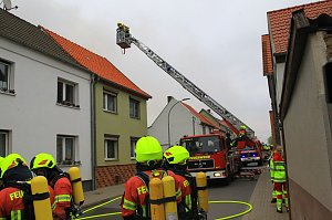 Scheunenbrand in Uthleben