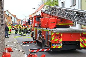 Scheunenbrand in Uthleben