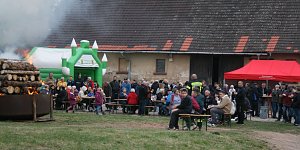 Osterfeuer in Kelbra