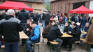 Osterfeuer in Kelbra
