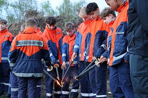 Osterfeuer in Heiligenstadt