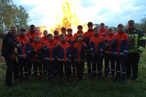 Osterfeuer in Heiligenstadt
