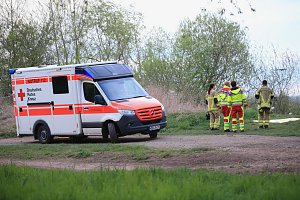 Gro&szlig;einsatz am M&ouml;wensee