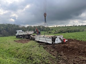 LKW-Unfall bei Badra