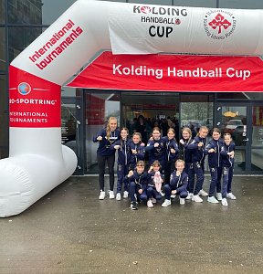 Erfolgreiche Nordh&auml;user Handballkids in Kolding