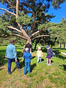Familienwandertag der Kindervilla Bad Frankenhausen bei sch&ouml;nstem Fr&uuml;hlingswetter
