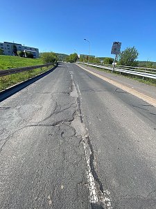 Schlechter Zustand der Martin-Andersen-Nex&ouml; Stra&szlig;e
