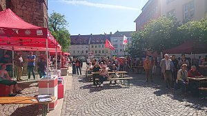 1. Mai auf dem Nordh&auml;user Rathausplatz
